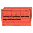 Real Estate Folder, Right Panel List, Legal Size, Orange