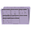 Real Estate Listing Folder, Right Panel List, Legal Size, Lavender