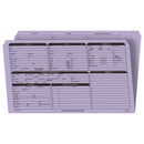 Real Estate Folder, Right Panel List, Legal Size, Lavender