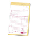 5-1/2 x 8-1/2" Order Forms, 2 Part Carbonless, White & Canary