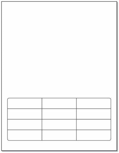 Integrated Lab Label Form 12 Labels 2.5 x 3/4
