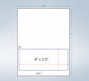 Integrated Label Form 1 Label 8 x 3.5
