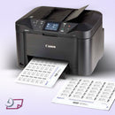 8-1/2" x 11" Wrist Band For Adults, 20 Labels