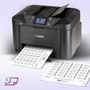 8-1/2" x 11" Wrist Band For Adults 20 Labels
