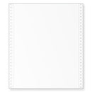 9-1/2 x 11" Continuous Paper 15# White, 4 Part, With Side Perfs