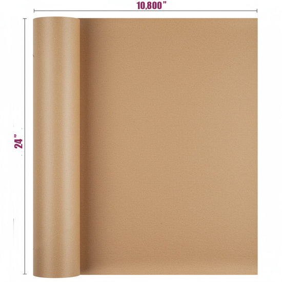 Kraft paper 40# on a roll 900 Ft., 24" x 10.800'’ with 3" core