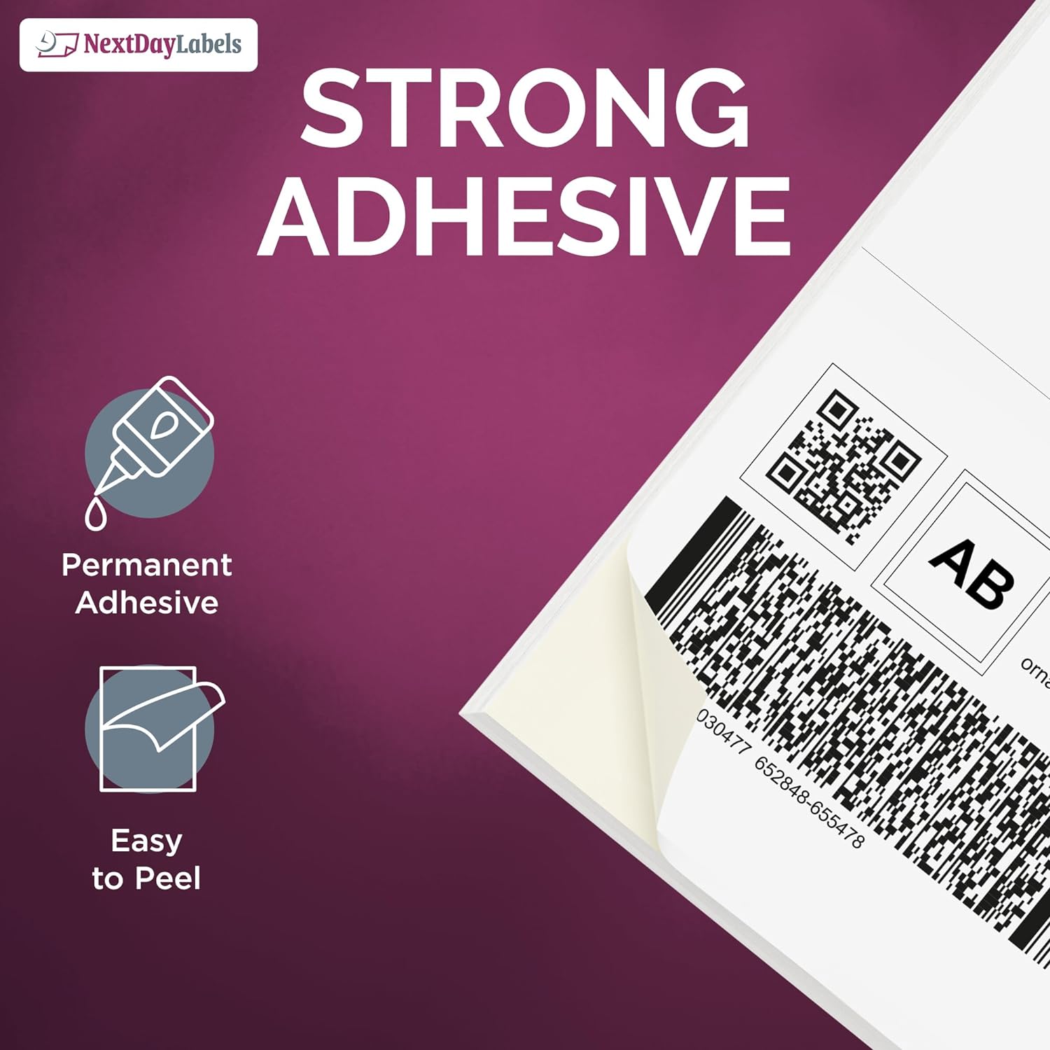 8-1/2" x 11", 2 Labels, per Sheet, 8.5" x 11"