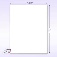 8-1/2 x 11" Letter Size Cover Card Stock