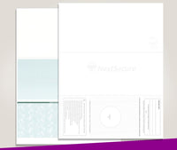 Blank Laser Bottom Check Paper, Green