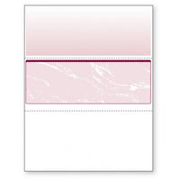 Blank Laser Middle Check Paper, Burgundy