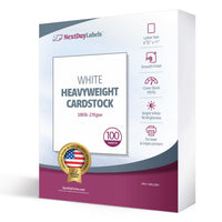 8-1/2 x 11" Letter, 100 Lb. Cover Card Stock