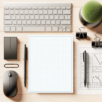 8-1/2 x 11" Quadrille Graph Paper Pad