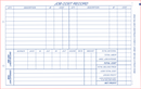 Job Work Order, Side Stub, 8 1/2 X 5 2/3"