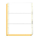 9-1/2 x 3-2/3" Continuous Computer Paper, Color, 4 Part, Side Perfs