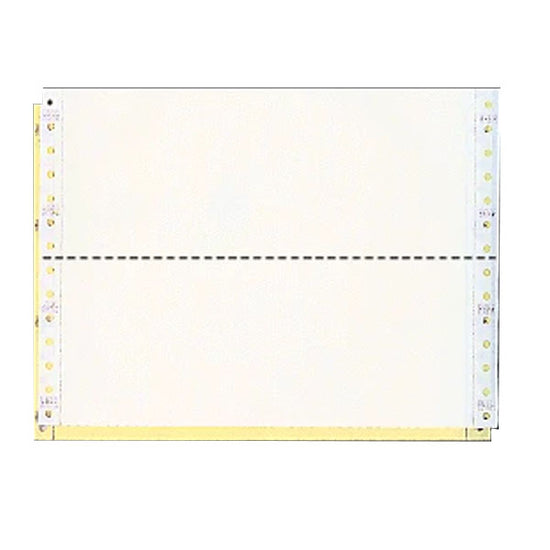9-1/2 x 3-1/2" Continuous Paper, Color, 2 Part, Side Perfs