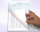 8-1/2 x 11" Patient Sign In Form, 2-Part NCR Carbonless, Blue