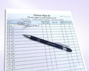 Patient Sign in Form Blue