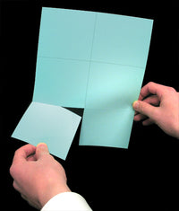 8-1/2 x11 Laser Cards 6 Up - Blue