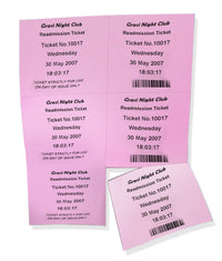 8-1/2 x11 Laser Cards 6 Up - Pink