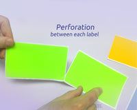 Rectangle Inventory Color Coding Labels - Green - 3 x 5