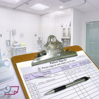 Patient Sign in Form Purple