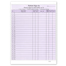 Patient Sign in Form Purple