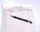 Patient Sign in Form Purple