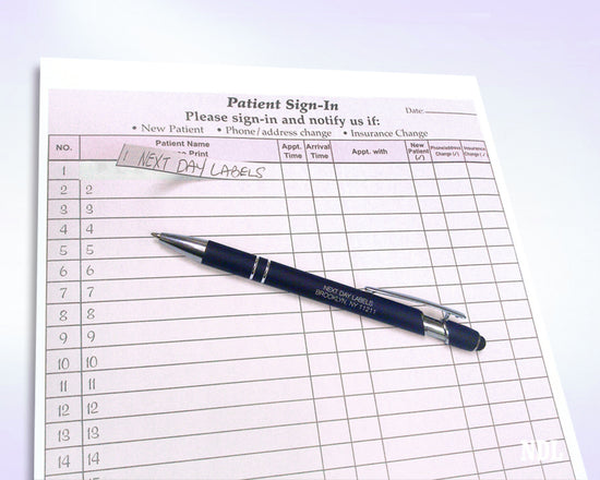 Patient Sign in Form Purple