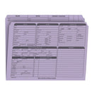 Real Estate Listing Folder, Right Panel List, Letter Size, Lavender
