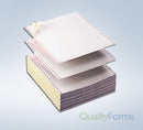 9-1/2 x 11" Continuous Paper 15# Color, 3 Part, Side Perfs