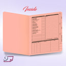 Real Estate Folder Right Panel List Letter Size, Pink