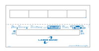 5-1/2 x 11 Wrist Band For Adults, 4 Labels