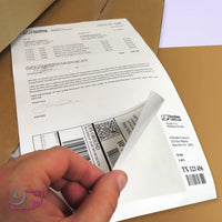 Integrated Label Form 8-1/2 x 14" Laser Sheet 1 Horizontal Perforation Label Size - 6 x 4 Label Size - 2 x 4