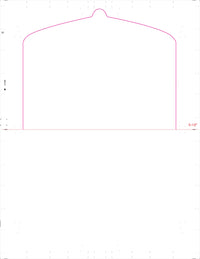 8 1/2″ x 11″ Pressure Seal Form, Multi Purpose Blank Face with Flip Tab, V Fold