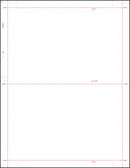 8 1/2″ x 11″ Pressure Seal Form, Multi Purpose Blank Face with 20% Screenback, V Fold