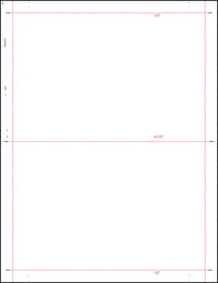 8 1/2″ x 11″ Pressure Seal Form, Multi Purpose Blank Face with 20% Screenback, V Fold