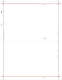 8 1/2" x 11" Pressure Seal Form, Multi-Purpose Blank Face, V Fold.