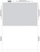 8 1/2″ x 11″ Pressure Seal Form, Multi Purpose Blank Face with 20% Screenback, V Fold