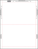 8 1/2" x 11" Pressure Seal Form, Multi-Purpose Blank Face, V Fold.