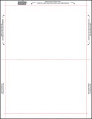 8 1/2″ x 11″ Pressure Seal Form, Multi Purpose Blank Face, V Fold