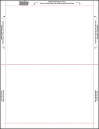 8 1/2″ x 11″ Pressure Seal Form, Multi Purpose Blank Face, V Fold