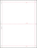 8 1/2" x 11" Pressure Seal Form, Multi-Purpose Blank Face, V Fold.