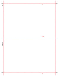 8 1/2" x 11" Pressure Seal Form, Multi-Purpose Blank Face, V Fold.