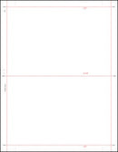 8 1/2″ x 11″ Pressure Seal Form, Multi Purpose Blank Face, V Fold