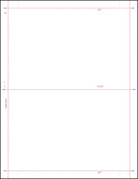 8 1/2″ x 11″ Pressure Seal Form, Multi Purpose Blank Face, V Fold