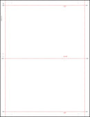 8 1/2″ x 11″ Pressure Seal Form, Multi Purpose Blank Face with Blockouts, V Fold