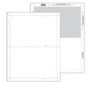 8 1/2″ x 11″ Pressure Seal Form, Multi Purpose Blank Face with 20% Screenback, V Fold