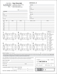 Auto Bill of Lading with Invoice