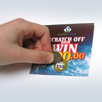 1" Round Gold Scratch Off Labels Stickers, 500 labels per roll
