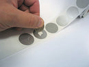 1" Round Silver Scratch Off Labels Stickers, 500 labels per roll